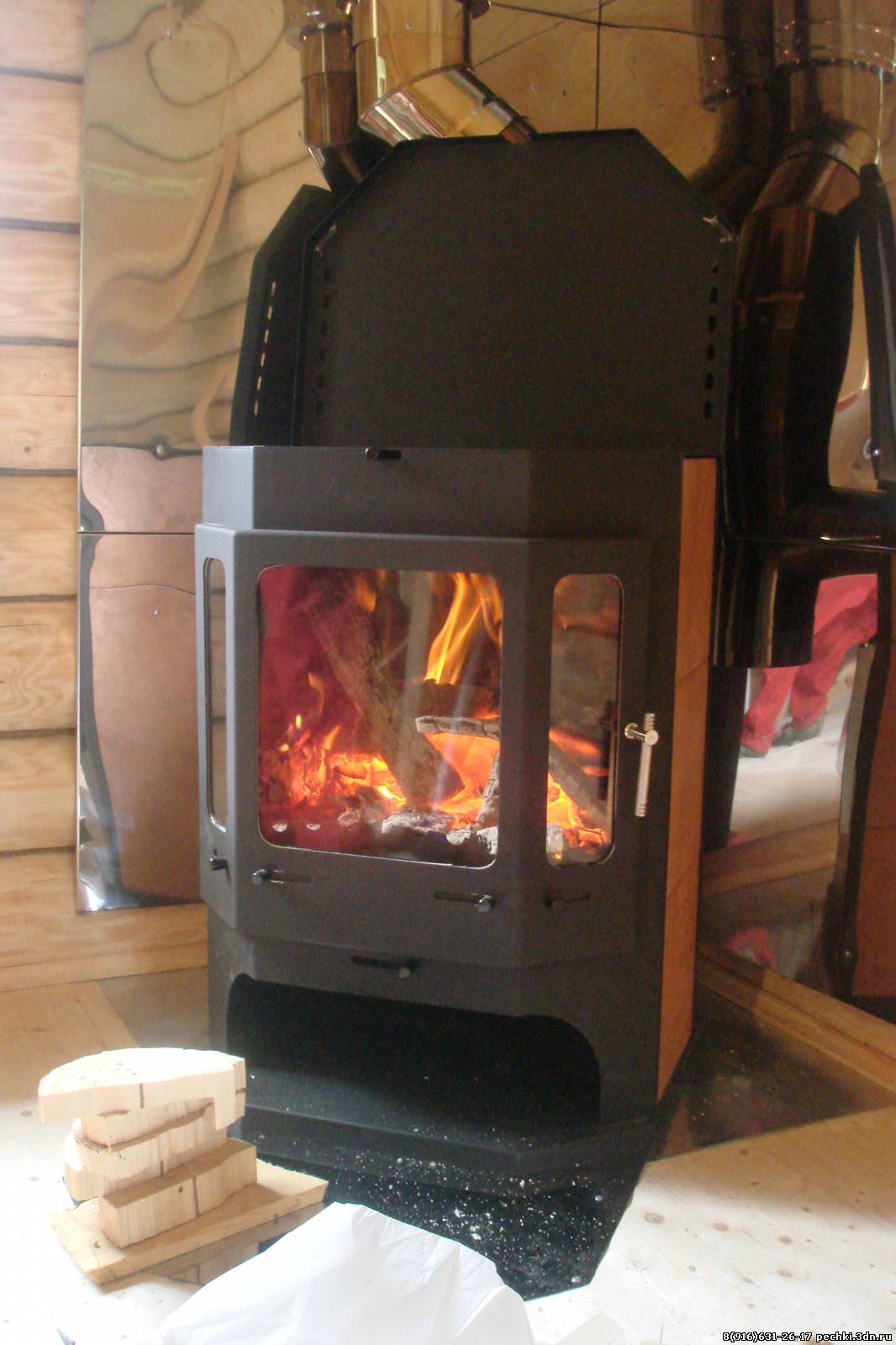 экокамин бавария призматик с плитой